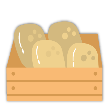 Caja patatas