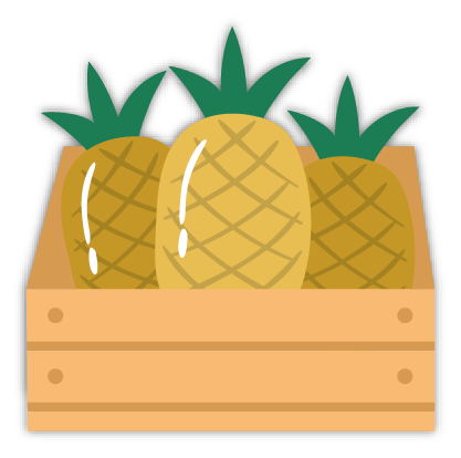 Caja piñas